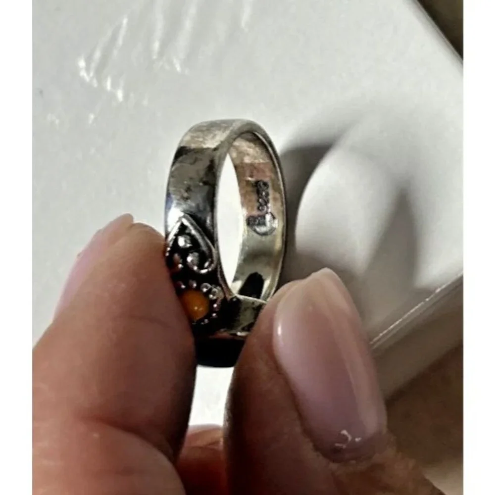 Carolyn Pollack Southwestern-Style .925 Sterling Silver Ring
